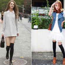 Women Sexy Thigh High Over The Knee Socks Long Cotton Stockings
