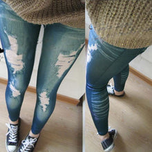women-stretchy-skinny-jeggings-vintage-distressed-tights-denim-jeans-slim-pants BBL