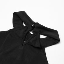 women-t-shirt-hollow-out-keyhole-halter-neck-top-long-sleeves-cold-shoulder-top-solid-slim-casual-tee-top-black BBL