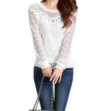 women-tops-new-fashion-lace-floral-crochet-t-shirt-beading-rhinestone-decoration-long-sleeve-t-shirt-blusas BBL