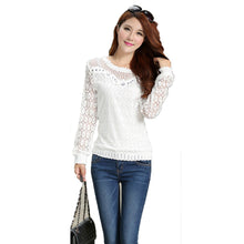 women-tops-new-fashion-lace-floral-crochet-t-shirt-beading-rhinestone-decoration-long-sleeve-t-shirt-blusas BBL