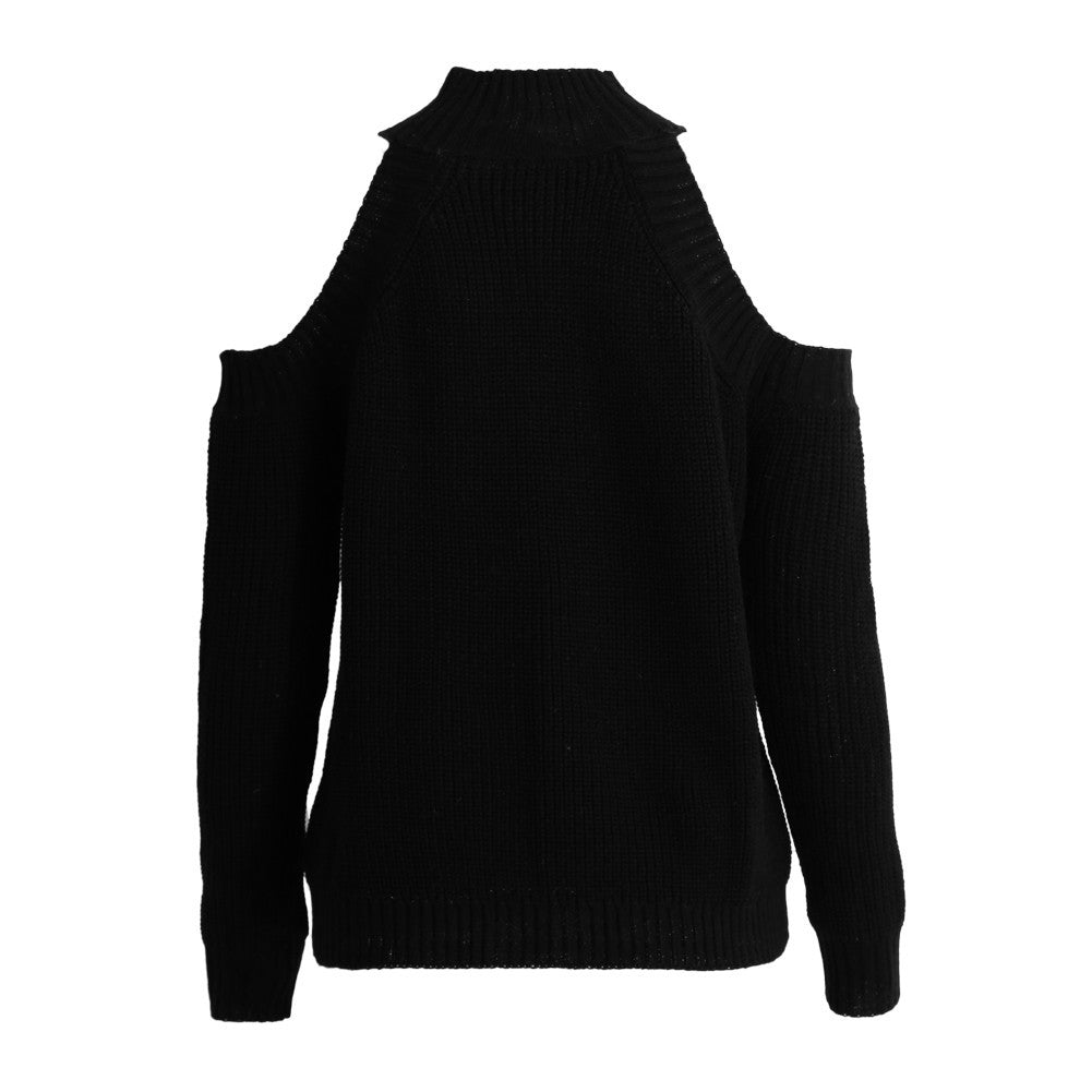 women-turtle-neck-knitted-sweater-fall-fashion-cold-shoulder-slim-maglioni-donna-vertical-striped-knitting-warm-pullover-tops BBL