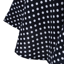 women-vintage-retro-sexy-swing-rockabilly-polka-dot-pinup-v-neck-strapless-dress BBL