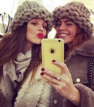 Women Warm Extra Coarse Wool Knitted Beanie Hat Cap Fisher Chapeu Gorros De Lana Touca Casquette Cappelli Bonnets Femme 7 colors