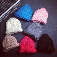 Women Warm Extra Coarse Wool Knitted Beanie Hat Cap Fisher Chapeu Gorros De Lana Touca Casquette Cappelli Bonnets Femme 7 colors