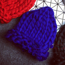 Women Warm Extra Coarse Wool Knitted Beanie Hat Cap Fisher Chapeu Gorros De Lana Touca Casquette Cappelli Bonnets Femme 7 colors