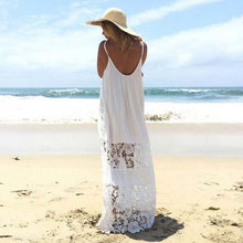 Women beach dress dress chiffonwomen dress Sexy Casual Lace Long Maxi Party Beach Dress vestido plus size