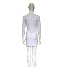 Women's Sexy V Neck Long Sleeve Dress Bowknot Split Dresses Bandage vestidosSilk Plus Size