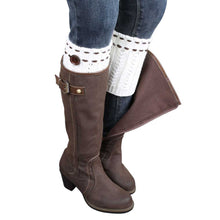 Women's Fashion Acrylic Fibers Soft and fashionable Knitted Leg Warmers Socks Boot Cover