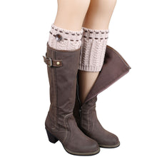 Women's Fashion Acrylic Fibers Soft and fashionable Knitted Leg Warmers Socks Boot Cover