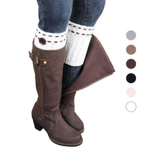 Women's Fashion Acrylic Fibers Soft and fashionable Knitted Leg Warmers Socks Boot Cover
