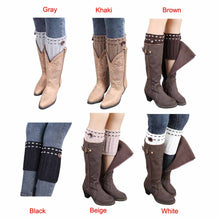 Women's Fashion Acrylic Fibers Soft and fashionable Knitted Leg Warmers Socks Boot Cover