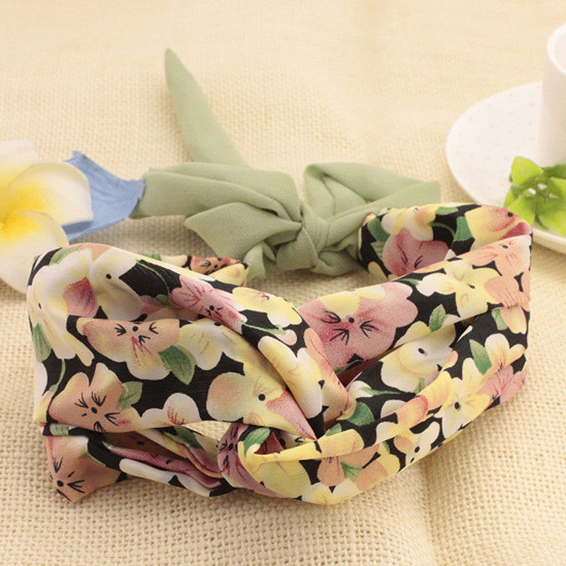 womens-girls-yoga-elastic-turban-boho-floral-twisted-knotted-hair-band-headband-py3 BBL
