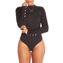 Women's Sexy Bodysuit Top Long Sleeve Knitted Bodysuit Women Slim Bodycon Jumpsuit Body Tops Women