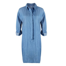 womens-sexy-casual-blue-denim-shirt-blouse-top-type-party-club-mini-jeans-dress BBL