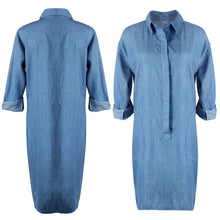 womens-sexy-casual-blue-denim-shirt-blouse-top-type-party-club-mini-jeans-dress BBL
