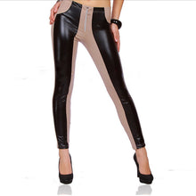 womens-sexy-shiny-wet-look-full-length-leggings-with-zipper-m-l-xl-xxl-xxxl-ly3 BBL