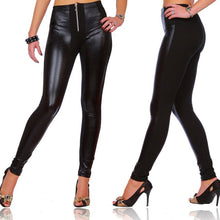 womens-sexy-shiny-wet-look-full-length-leggings-with-zipper-m-l-xl-xxl-xxxl-ly3 BBL