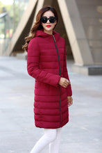 Women's Parka 80% Down Parka Women Long Slim Parks For Women Down Coat Zipper Up M/L/XL/XXL