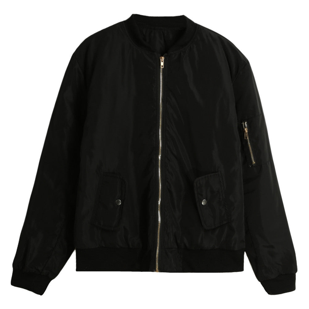 womens-bomber-jacket-women-parka-padded-zipper-pockets-warm-casual-jacket-outerwear-coat-black-abrigos-mujer BBL