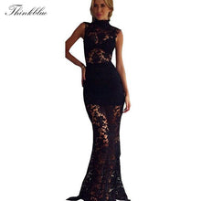 Womens Sexy Dresses Party Elegant Hollow Out Lace Floral Maxi Dresses Long Evening Party Dress For Women Black White Red