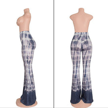 Womens Elegant Vintage elastic Casual Beach High Waist Wide Leg Long Pants Trousers Print Flared trousers mermaid pants