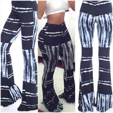 Womens Elegant Vintage elastic Casual Beach High Waist Wide Leg Long Pants Trousers Print Flared trousers mermaid pants