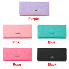 womens-wallets-and-purses-candycolor-pure-long-purse-with-credit-card-holder-pu-leather-billetera-mujer-pink-carteira-mujer BBL