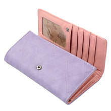 womens-wallets-and-purses-candycolor-pure-long-purse-with-credit-card-holder-pu-leather-billetera-mujer-pink-carteira-mujer BBL