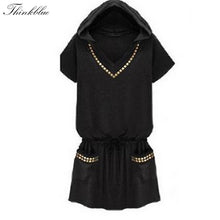 XXXXL  Casual Rivet Hoody Sweatshirts British Style Long Sleeve Women Hoodies Plus Size Hoodies For Women