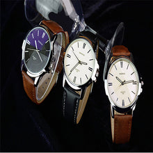 luxury brand Stainless Steel Casual Fashion Leather watches reloj masculino men watch Business Military Sports Wristwatch