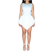 women-dress-solid-sleeveless-irregular-hem-dresses-women-pleated-sexy-causal-bandage-women-dress-plus-size BBL