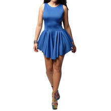 women-dress-solid-sleeveless-irregular-hem-dresses-women-pleated-sexy-causal-bandage-women-dress-plus-size BBL